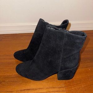 All Black Healed Booties Urban Outfitters